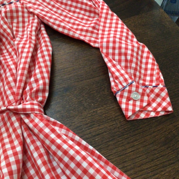 Vintage, Helen Hensley shift dress with tie belt. Size 14. - Picture 7 of 9